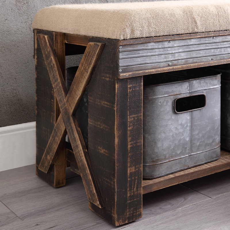 Gracie Oaks Edite Storage Bench Gracie Oaks Edite Storage Bench